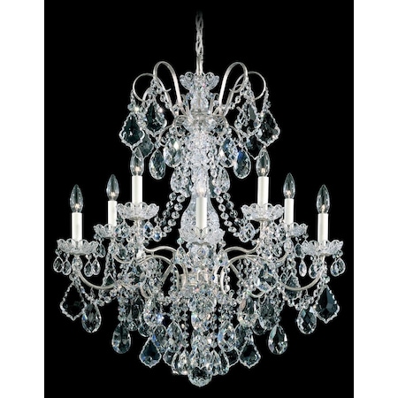New Orleans 4 Light 120V Chandelier in Etruscan Gold with Clear Heritage Handcut Crystal